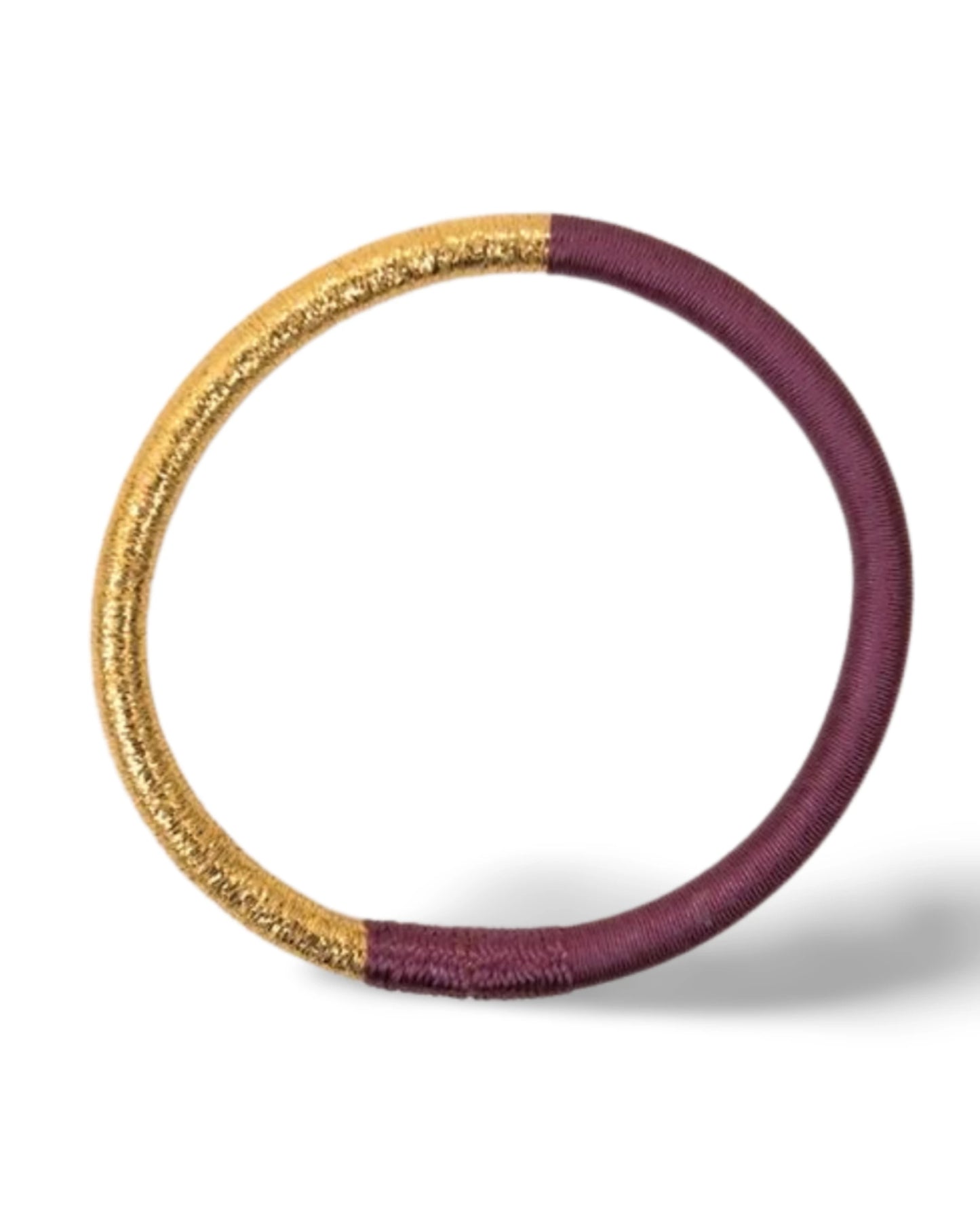 JONC CIRCLE SOIE ET LUREX - existe en 25 couleurs